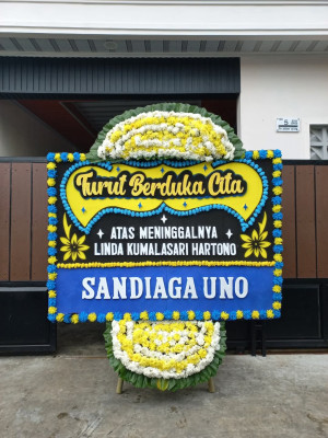 Papan Bunga Duka di Laham